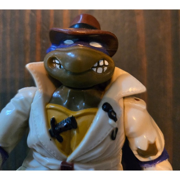 Vintage‎ TMNT Donatello Undercover Figure 1990 Mirage Studios Playmates - Picture 2 of 4